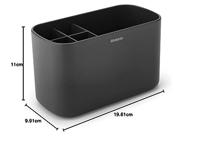 Brabantia ReNew Badkamer Caddy Zwart - thumbnail