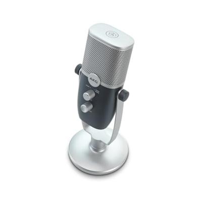 AKG Ara - professionele USB-condensatormicrofoon, blauw-zilver - thumbnail