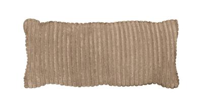 WOOOD Sierkussen 'Bean' 30 x 70cm, Rib, kleur Travertin WOOOD Sierkussen 'Bean' 30 x 70cm, Rib, kleur Travertin