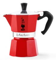 Rood Bialetti Moka Espress Koffiezetapparaat - thumbnail