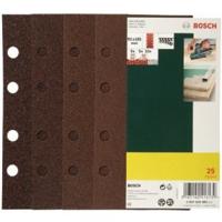 Bosch Accessories 2607019495 Oscillerend schuurpapierset Met klittenband, Geperforeerd Korrelgrootte (num) 60, 80, 120 (l x b) 185 mm x 93 mm 1 set(s) - thumbnail