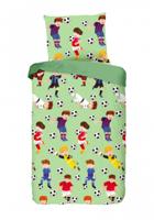 Good Morning Kinderdekbedovertrek GO 135x200 cm groen - thumbnail