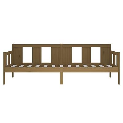 Slaapbank massief grenenhout honingbruin 90x200 cm - thumbnail