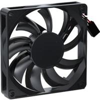 Noiseblocker BlackSilentPro P-1 Computer behuizing Ventilator 8 cm Zwart - thumbnail