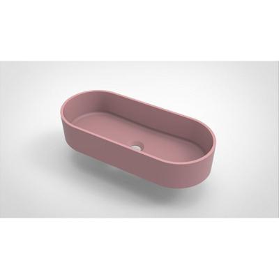 Arcqua Case waskom ovaal 60x26cm mat roze WAS404890 Arcqua Case waskom ovaal 60x26cm mat roze WAS404890