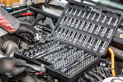 Vigor V5461 Dopsleutel-bitinzetset 1/2, 1/4, 3/8 133-delig