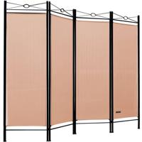 Kamerscherm Inklapbaar 180x163cm kleur Roze - thumbnail