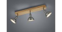 Trio Houten plafondlampDelhi 3-lichts spots antiek zilver - 803400367 - thumbnail