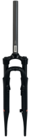 Verende voorvork 28" ahead met 1-1/8" vorkbuis Zoom 730 AMS - Velgrem / IS disc / rollerbrake - mat zwart - QR - thumbnail