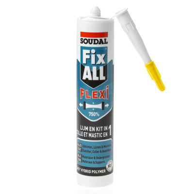 Soudal Fix - All Flexi | Lijm- en voegkit | Wit | 290 ml - 105029 Soudal Fix - All Flexi | Lijm- en voegkit | Wit | 290 ml - 105029