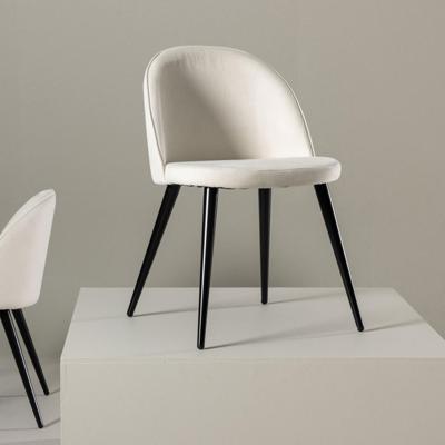 Nohr Eetkamerstoel 'Amon' Rib, kleur Crème