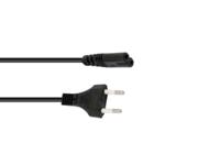 OMNITRONIC Euro Power Cable 1.5m bk - thumbnail