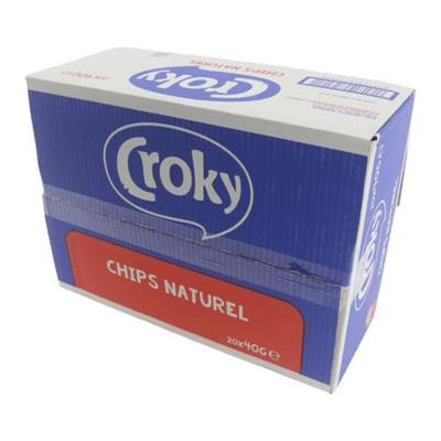 Croky - Naturel Chips - 20 Minizakjes Croky - Naturel Chips - 20 Minizakjes
