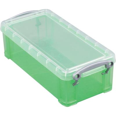 Really Useful Box opbergdoos 9 liter, transparant groen Really Useful Box opbergdoos 9 liter, transparant groen