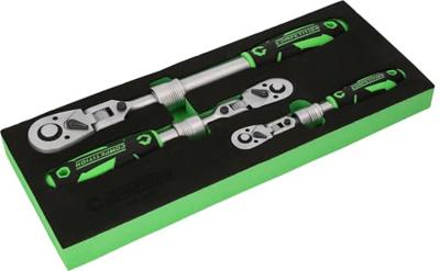 KS Tools 512.0103 COMPETITION Teleskop-Ratschen-Satz,3-tlg 512.0103 Dopsleutelset - thumbnail