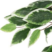 Kunstplant ficus 378 bladeren 80 cm groen - thumbnail