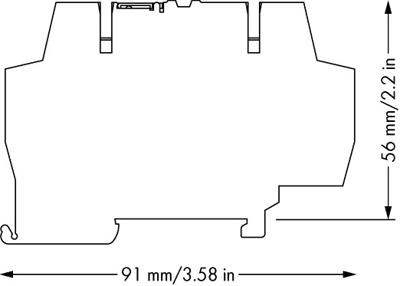WAGO 859-358 Relaisklem Nominale spanning: 230 V/AC Schakelstroom (max.): 5 A 1x wisselcontact 1 stuk(s)