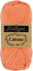 Scheepjes Catona 25g - 410 Rich Coral - Haakgaren / Breigaren