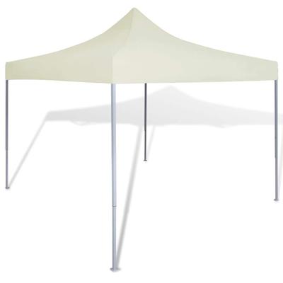 VidaXL Partytent inklapbaar 3x3 m crème