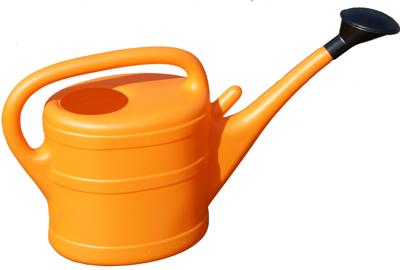 Geli kunststof gieter 10 liter oranje