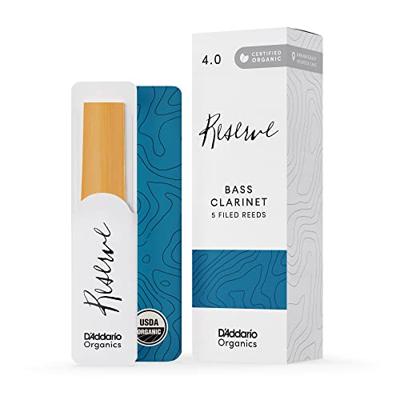 D'Addario Woodwinds Organic Reserve Bass Clarinet Reeds 4.0 (5 stuks) D'Addario Woodwinds Organic Reserve Bass Clarinet Reeds 4.0 (5 stuks)