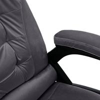 Kantoorstoel fluweel donkergrijs - thumbnail