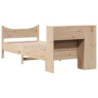 Bedframe zonder matras massief grenenhout 90x200 cm - thumbnail