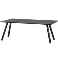 WOOOD Eettafel 'Combi-tablo' 220 x 90cm, kleur Blacknight - thumbnail