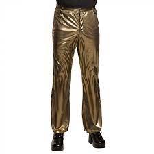 Disco broek goud