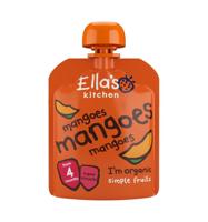 Ella's Kitchen Ella's Kitchen Mango Knijpzakje 4+ Maanden Bio (70g) - thumbnail