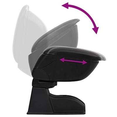 VidaXL Armsteun 12x29x(32-46) cm abs zwart