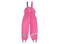 Playshoes Peuters meisjes / jongens regen-tuinbroek met reflectoren (Roze, 110/116) - thumbnail