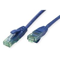ROLINE RM Patchkabel Cat.6A UTP, blauw, 1,5 m - thumbnail