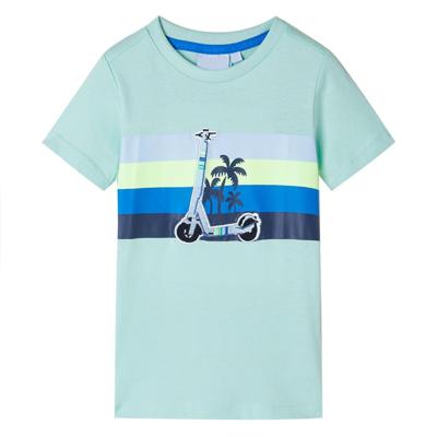 Kindershirt 128 lichtmintkleurig Kindershirt 128 lichtmintkleurig