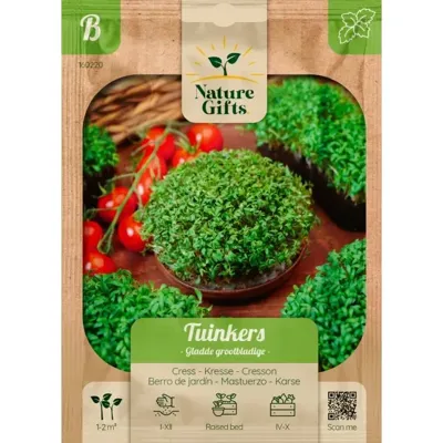 Tuinkers gladde grootbladige per 1-2 m2 Tuinkers gladde grootbladige per 1-2 m2