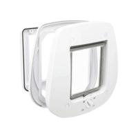 TRIXIE 4-WEG KATTENLUIK SPECIAAL VOOR GLAS WIT 27X26 CM - thumbnail