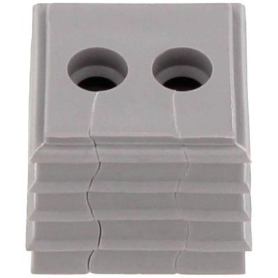 Weidmüller CABTITE SE 2/7 SML GY Dicht-inzetstuk Gegroefd, Open, Met trekontlasting, Waterdicht Diameter montagegat 8 mm Klem-Ø (max.) 8 mm TPE (geurloos