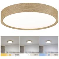 Paulmann 71085 Tega LED-plafondlamp LED LED vast ingebouwd 22.5 W Hout - thumbnail