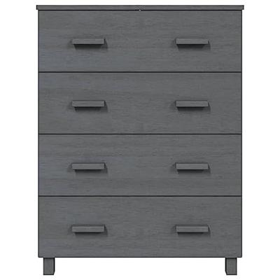 Dressoir 79x40x103,5 cm massief grenenhout donkergrijs Dressoir 79x40x103,5 cm massief grenenhout donkergrijs