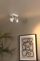 Lucide SENSAS - Plafondspot - 2xGU10 (ES111) - Wit - thumbnail