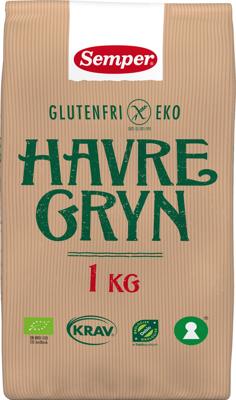 Semper Havermout vlokken glutenvrij bio 1 Kilogram