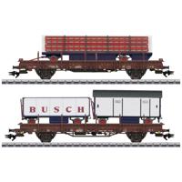 Märklin 45042 H0 2-delige set goederenwagons circus Busch van de DR - thumbnail