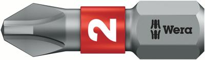 Wera 851/1 BTZ Bits Phillips, PH 1 x 25 mm - 1 stuk(s) - 05056420001