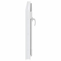 Kelderraam "RISOR" 100x50 cm draai-kiep DIN links wit - thumbnail