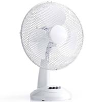 Nedis Tafelventilator | 300 mm | 35 W | Wit | 1 stuk - FNTB10CWT30 FNTB10CWT30 - thumbnail