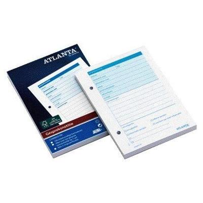 Gespreksnotitieblok Djois Atlanta A6 100 vel wit | 5 stuks