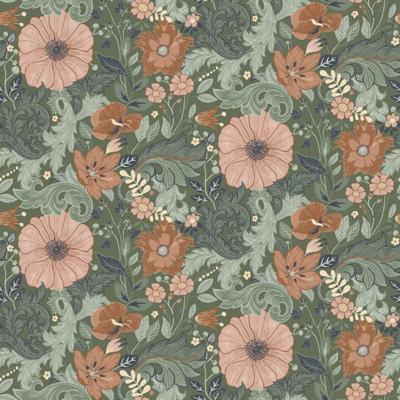 Dutch Wallcoverings Angas - Victor Green - Groen