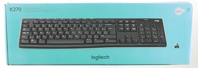 Logitech Wireless Keyboard K270 toetsenbord RF Draadloos QWERTY Engels Zwart