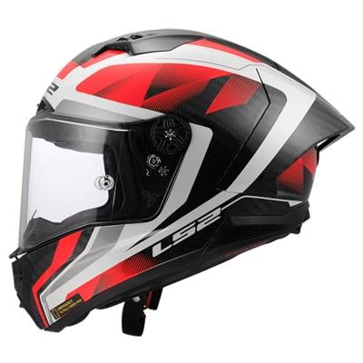LS2 Helmet ff805 thunder gp raute xxl white/red