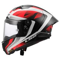 LS2 Helmet ff805 thunder gp raute xxl white/red - thumbnail